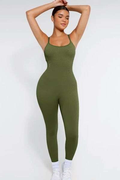 Load image into Gallery viewer, All-Day Comfort Tummy Control Sling Jumpsuit
