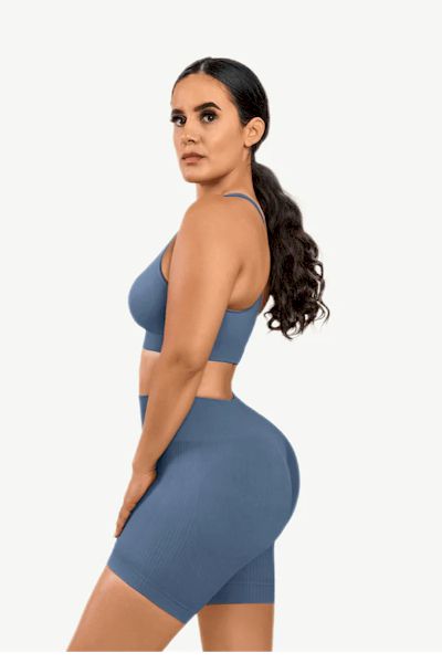 Load image into Gallery viewer, Butt Lift Bliss: Wide-Strap Abdominal Fit Sportswear for Curves that Wow
