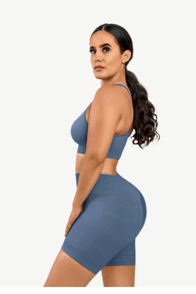 Load image into Gallery viewer, Butt Lift Bliss: Wide-Strap Abdominal Fit Sportswear for Curves that Wow
