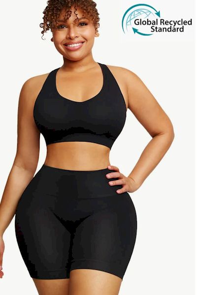 Load image into Gallery viewer, Butt Lift Bliss: Wide-Strap Abdominal Fit Sportswear for Curves that Wow
