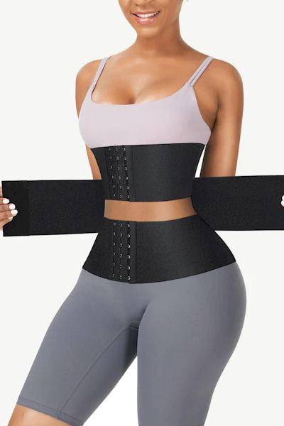 Load image into Gallery viewer, Calorie- Burning Comfort: Waist-Wrapped Latex Tummy Wrap for FUPA
