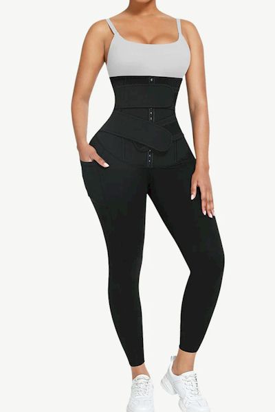 Hourglass Harmony: Double Waistbands for Sculpted Waist and Tummy Control