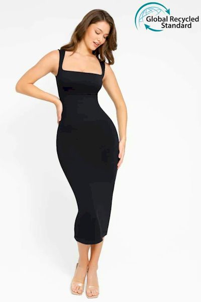 EcoChic Sculptor 360° - Seamless Waist Control Long Dress