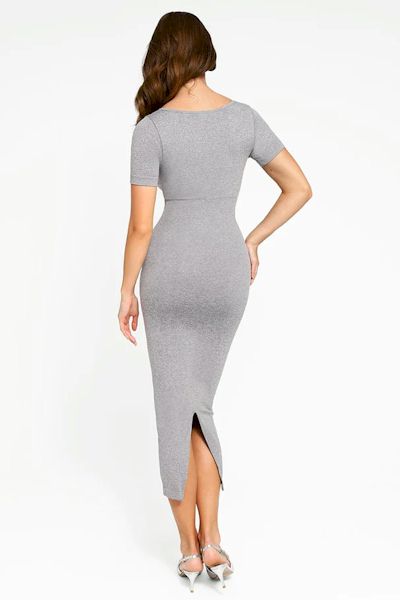 Load image into Gallery viewer, GreenCouture Sculpted Grace - Seamless Shaping Dress with Eco-Cups
