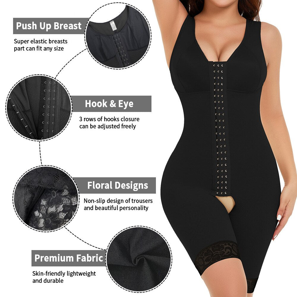 Colombian Girdle Waist Trainer Butt Lifter Shapewear Women