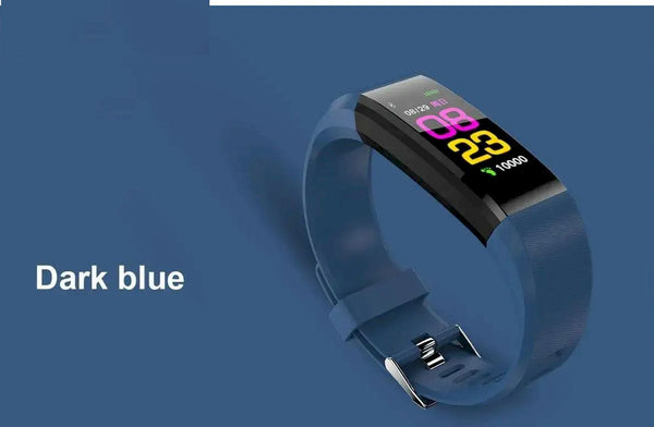 Smart Fitness Tracker Watch with Heart Rate &amp; Blood Pressure Monitor