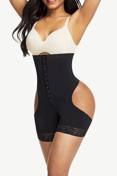 Load image into Gallery viewer, Sleek Confidence: High Waist Open Butt Shapewear Shorts for All-Day Elegance
