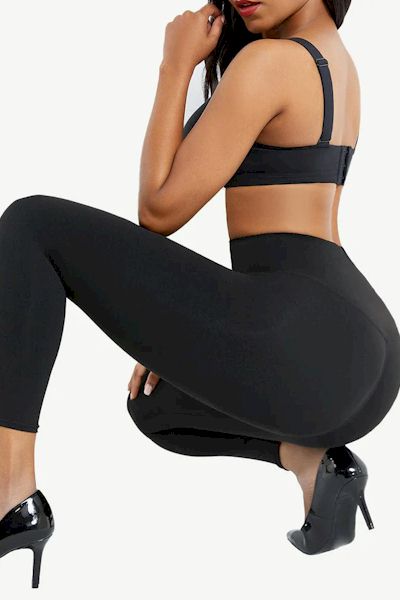 Comfort & Contours: Full-Length High Waist Pant Shaper for All-Day Confidence