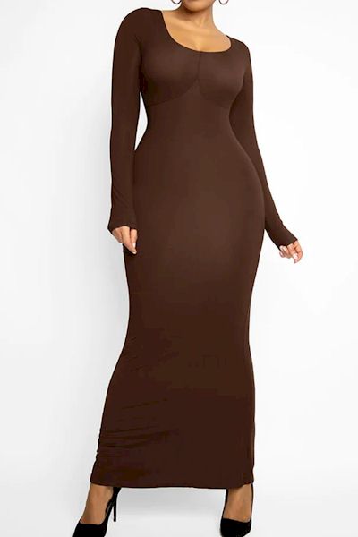 Load image into Gallery viewer, Sculpt &amp; Lift: Abdomen Tightening Dress for Curves and Confidence
