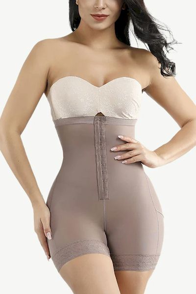 Load image into Gallery viewer, Get the Body of Your Dreams with Our 3-in-1 Queen Size High Waist Post-Surgical Slimming Shorts
