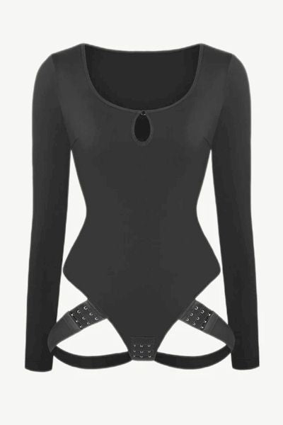 Load image into Gallery viewer, Scoop Neck Butt Lifting Shapewear Thong Bodysuit: Maximize Your Curves
