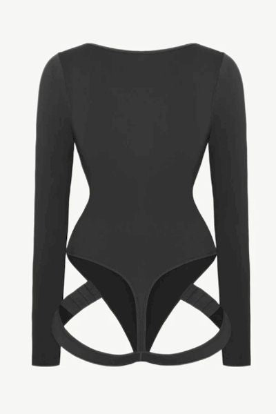 Load image into Gallery viewer, Scoop Neck Butt Lifting Shapewear Thong Bodysuit: Maximize Your Curves
