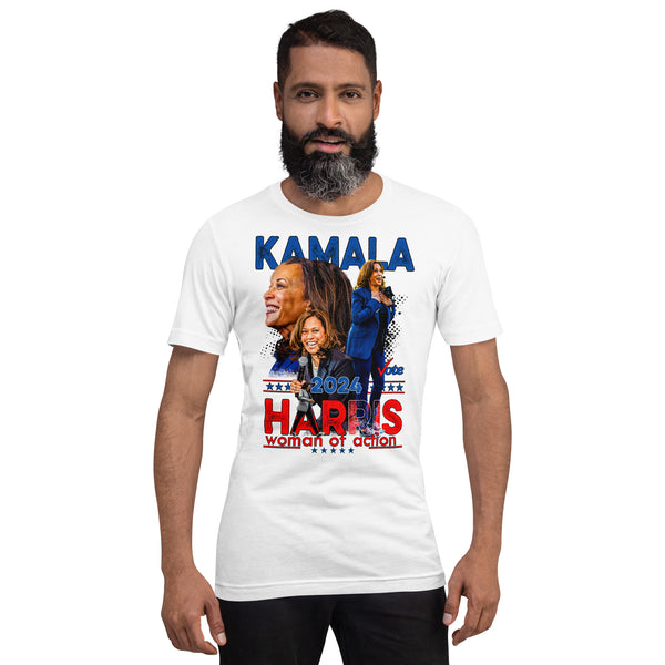 Kamala Harris 2024 - Woman of Action Unisex t-shirt