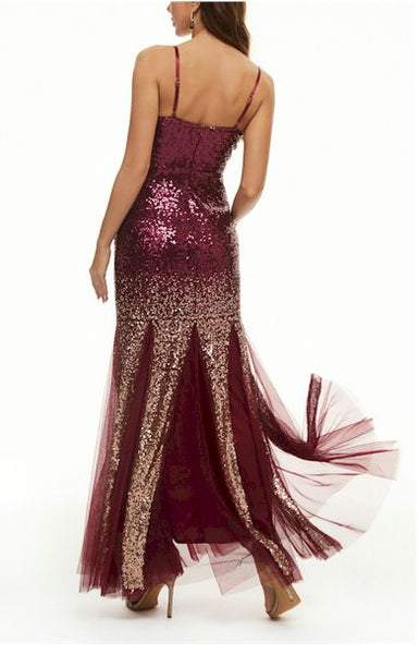 Luxury and Length: Ankle-Skimming Showstopper    Sizes S to 2XL