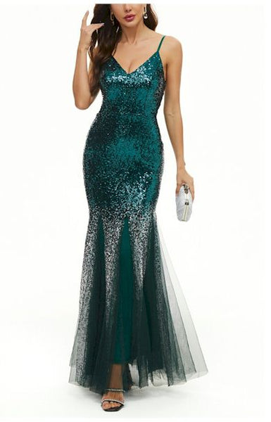 Luxury and Length: Ankle-Skimming Showstopper    Sizes S to 2XL