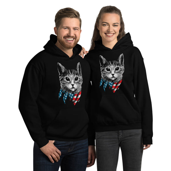 Patriot Cat Unisex Hoodie