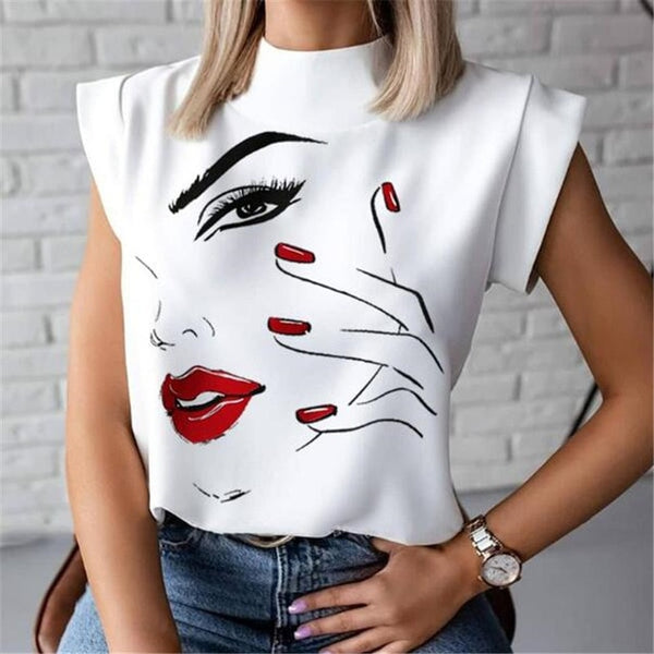 Women Lips Graphic TShirt