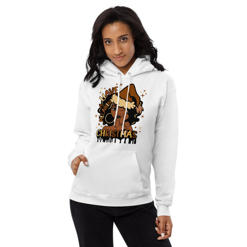 Have A Melanin Christmas Fleece Hoodie