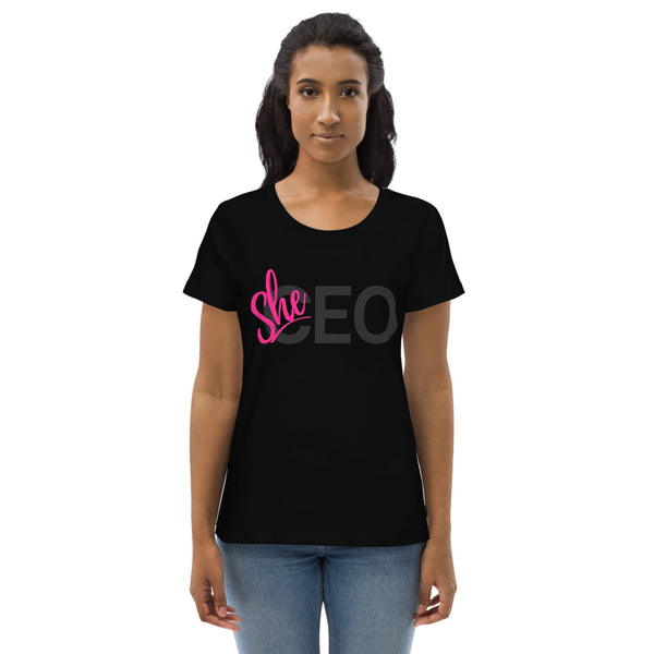 She CEO Women's fitted eco tee