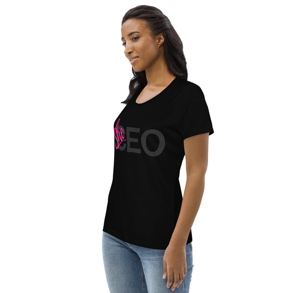 She CEO Women's fitted eco tee