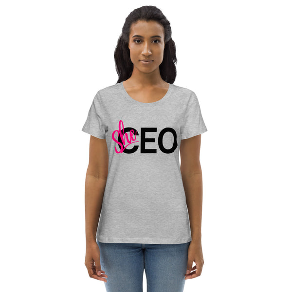 She CEO Women's fitted eco tee