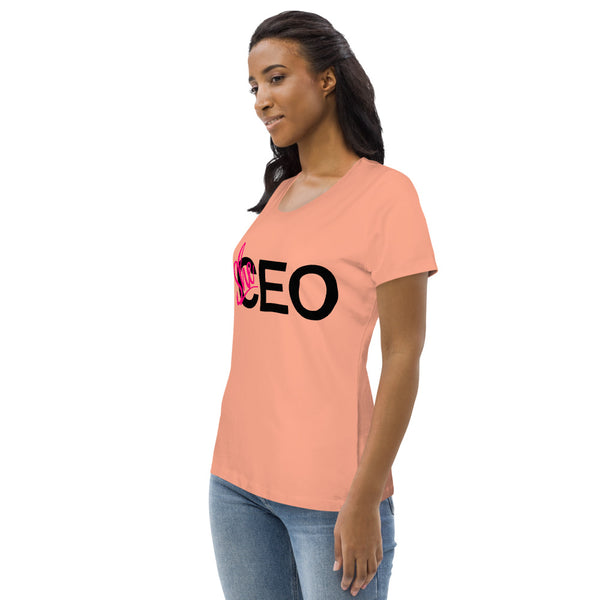 She CEO Women's fitted eco tee