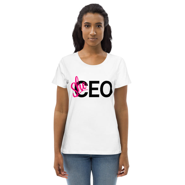She CEO Women's fitted eco tee