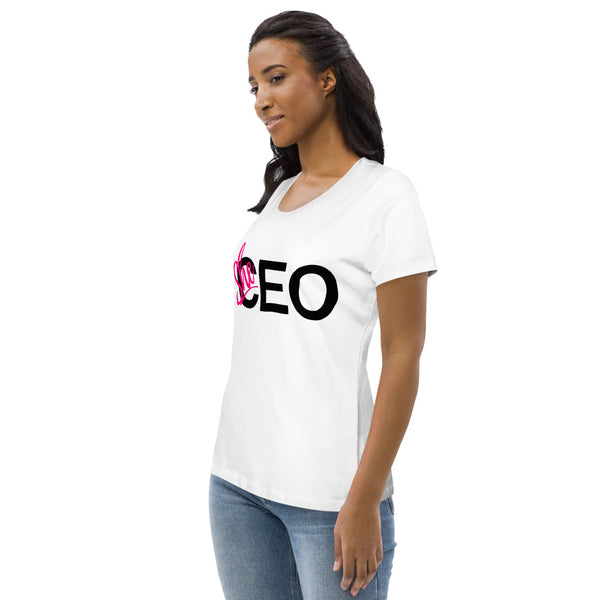 She CEO Women's fitted eco tee
